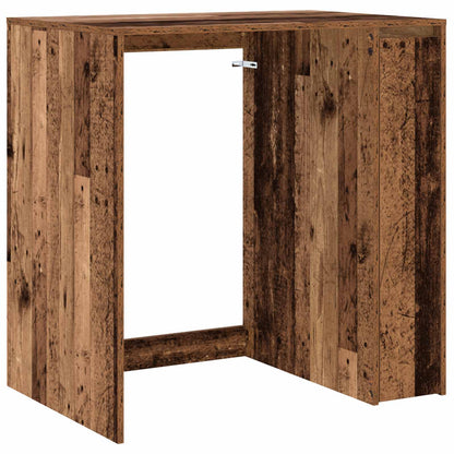 Mobiletto per lavatrice con porta Legno vecchio 87 x 60 x 89 cm