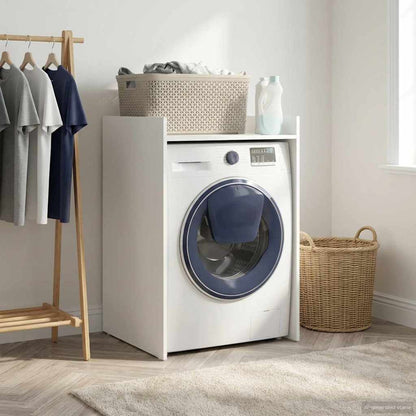Mobiletto per lavatrice Bianco 67,5 x 62 x 97 cm