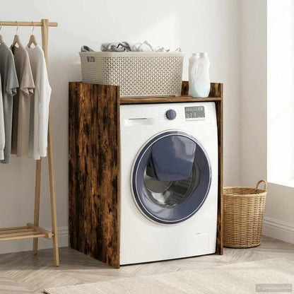 Mobiletto per lavatrice Rovere fumÃ© 67,5 x 62 x 97 cm