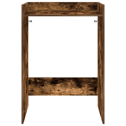 Mobiletto per lavatrice Rovere fumÃ© 67,5 x 62 x 97 cm