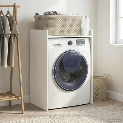 Mobiletto per lavatrice Bianco 67,5 x 48 x 97 cm