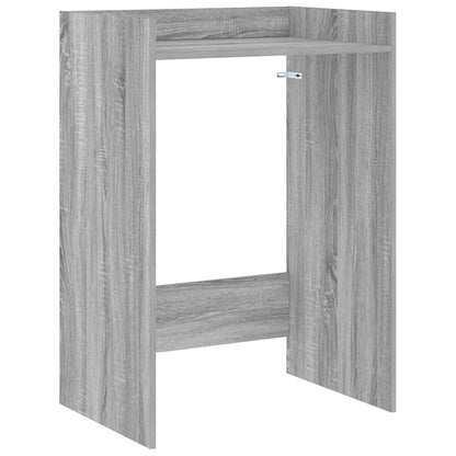 Mobiletto per lavatrice Grigio Sonoma 67,5 x 48 x 97 cm