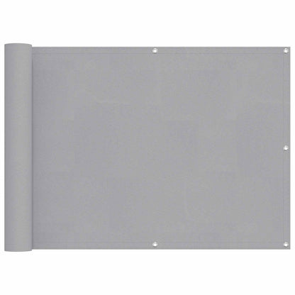 Schermo da balcone Grigio chiaro 75 x 200 cm