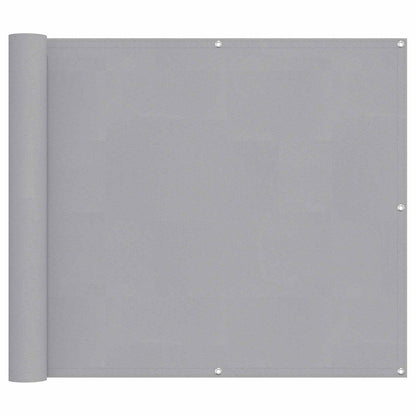 Schermo da balcone Grigio chiaro 100 x 300 cm Tessuto Oxford