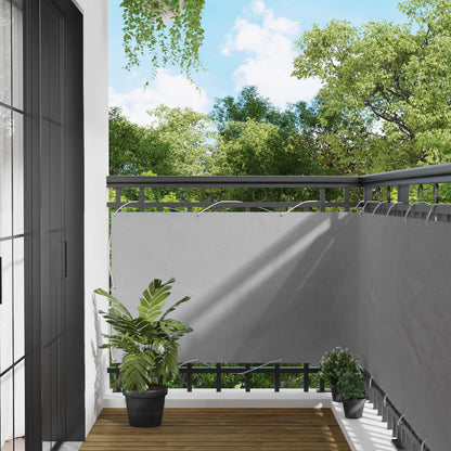 Schermo da balcone Grigio chiaro 100 x 800 cm Tessuto Oxford