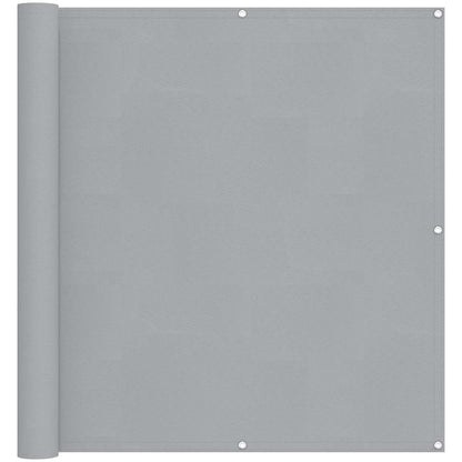 Schermo da balcone Grigio chiaro 110 x 800 cm Tessuto Oxford