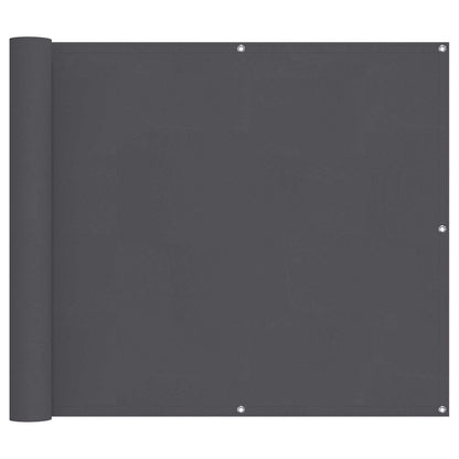 Schermo da balcone Antracite 100 x 700 cm Tessuto Oxford