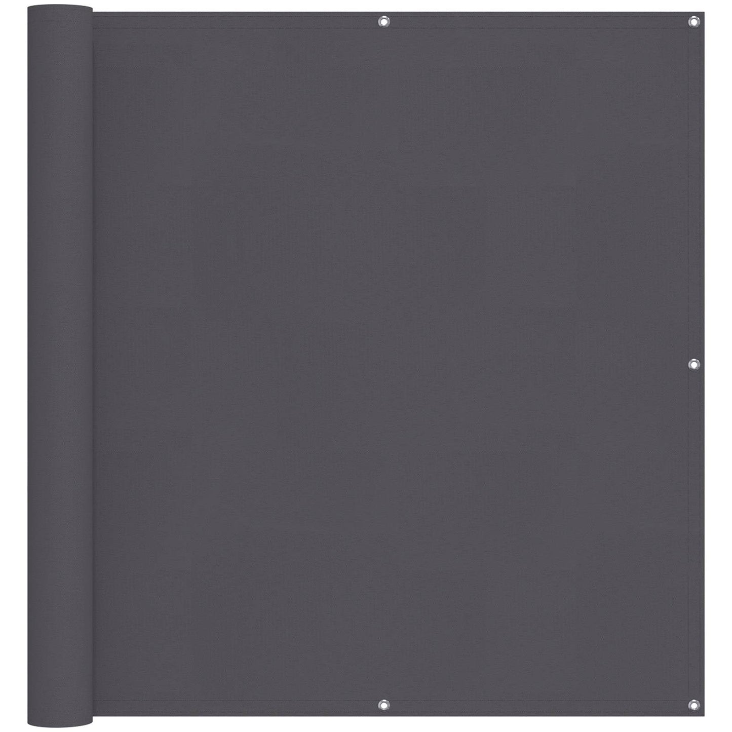 Schermo da balcone Antracite 110 x 700 cm Tessuto Oxford