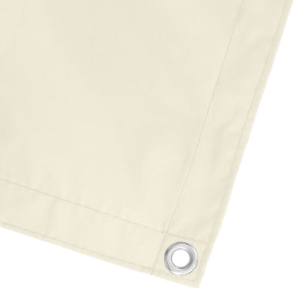 Schermo da balcone Crema 75 x 200 cm Tessuto Oxford