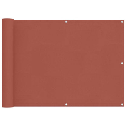 Schermo da balcone Terracotta 75 x 200 cm