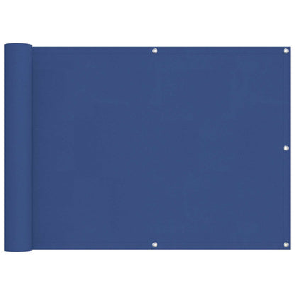 Schermo da balcone Blu 75 x 200 cm Oxford alu rivestito in PU
