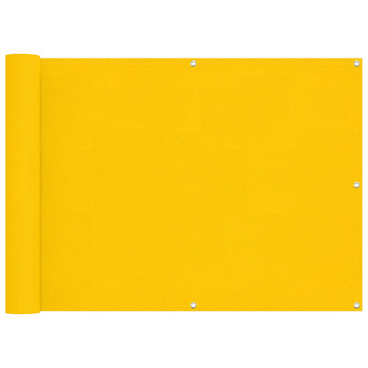 Schermo da balcone Giallo 75 x 200 cm