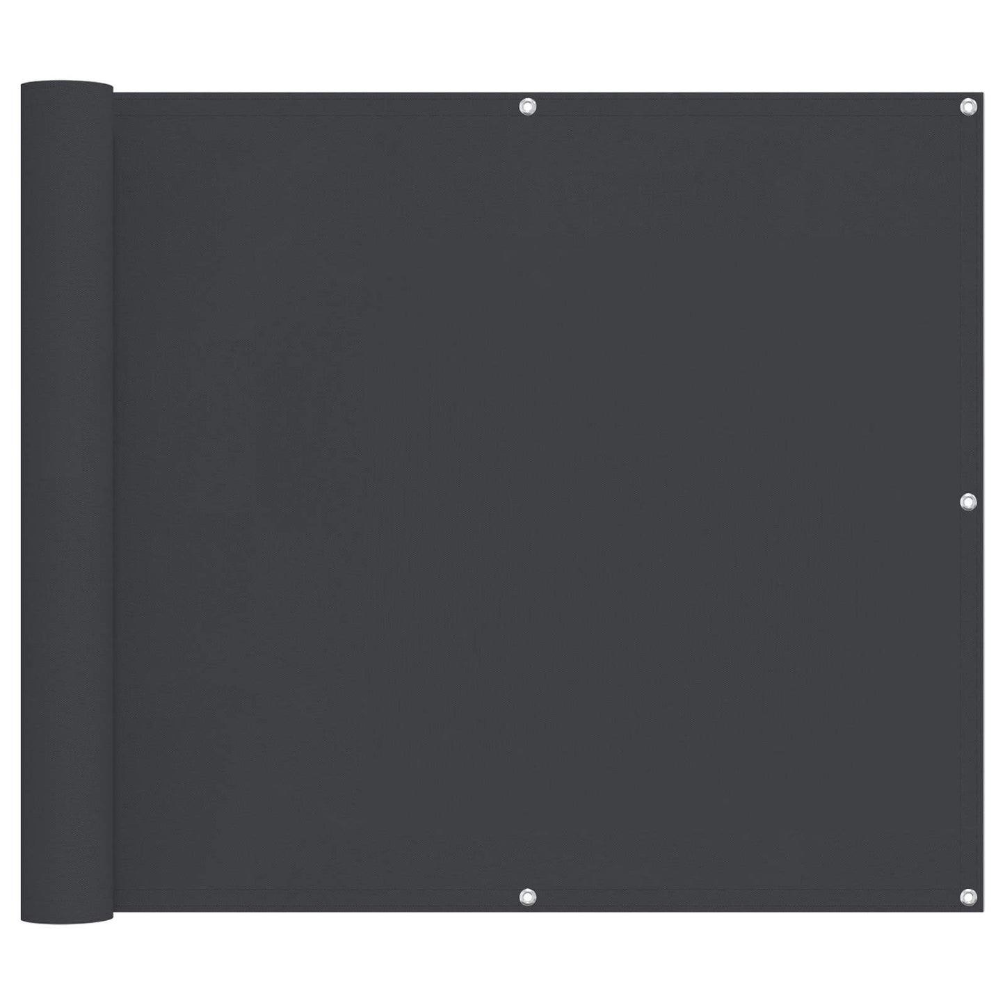 Schermo da balcone Nero 100 x 500 cm Tessuto Oxford