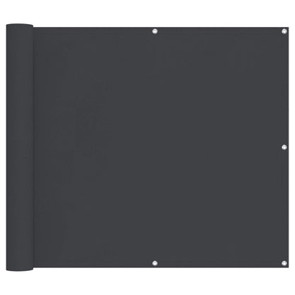 Schermo da balcone Nero 100 x 800 cm Tessuto Oxford