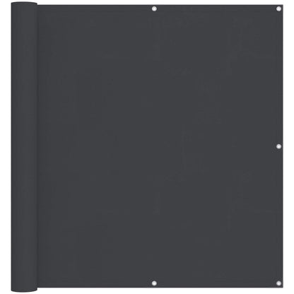 Schermo da balcone Nero 110 x 800 cm Tessuto Oxford