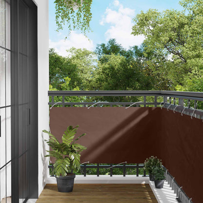 Schermo da balcone Marrone 75 x 200 cm