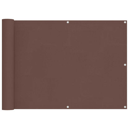 Schermo da balcone Marrone 75 x 200 cm