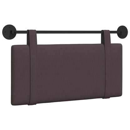 Testata appesa Tinta unita Marrone Scuro 90 x 55 x 5 cm Tessuto