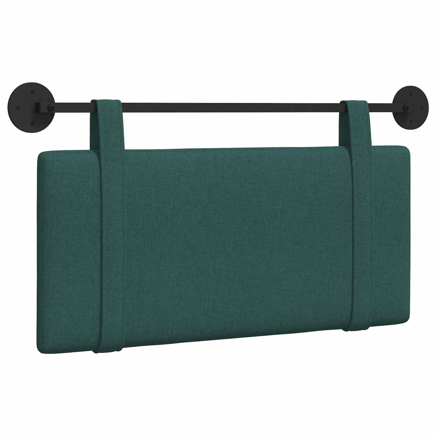 Testata appesa Tinta unita Verde Scuro 90 x 55 x 5 cm Tessuto