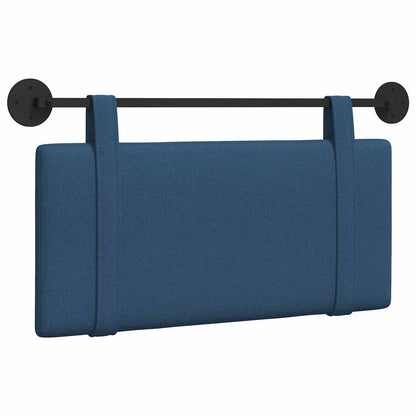 Testata appesa Montaggio a parete Blu 90 x 55 x 5 cm Tessuto