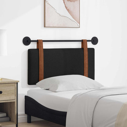 Testata appesa Montaggio a parete Nero 90 x 55 x 5 cm PU Antico