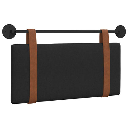 Testata appesa Montaggio a parete Nero 90 x 55 x 5 cm PU Antico