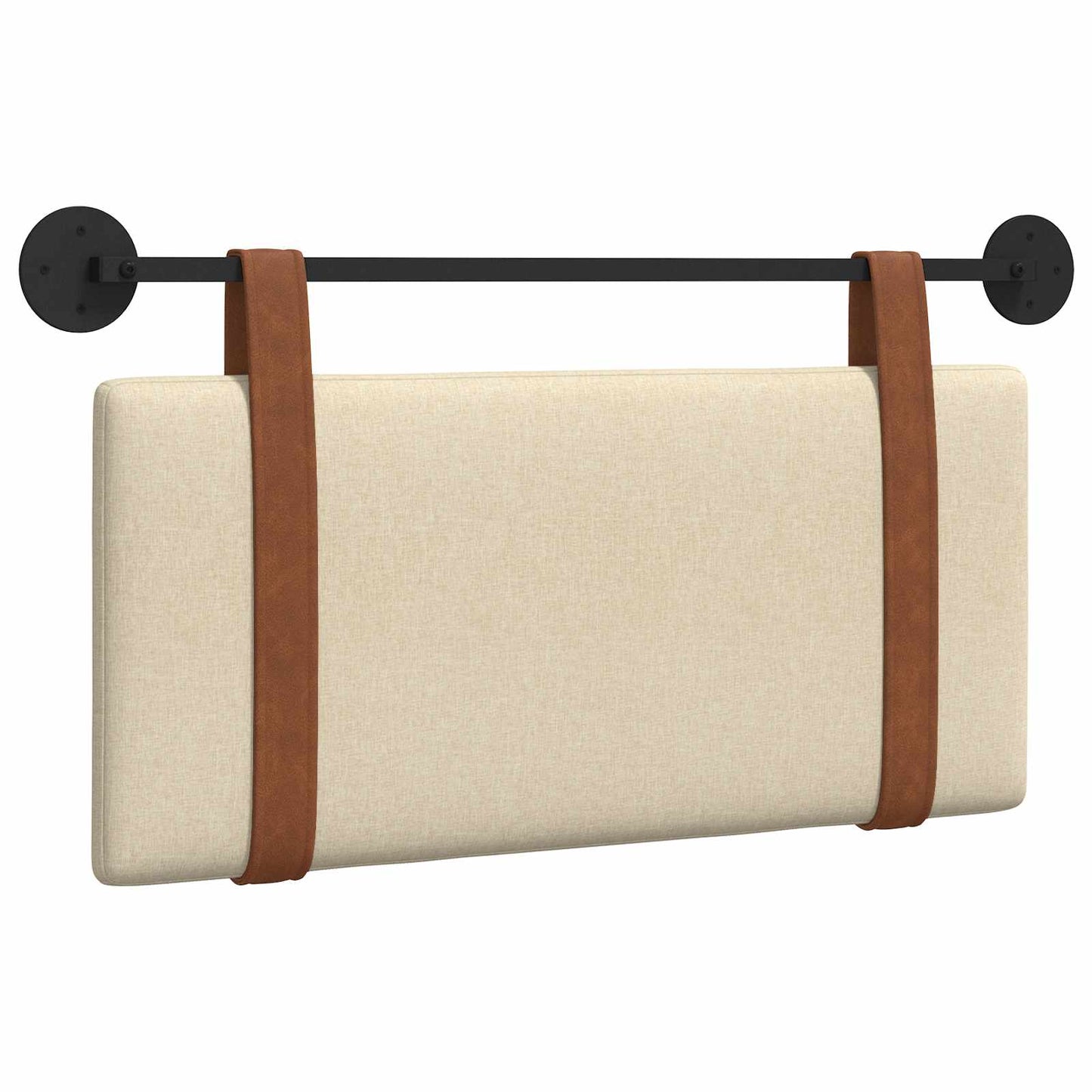 Testata appesa Tinta unita Crema 90 x 55 x 5 cm PU Antico