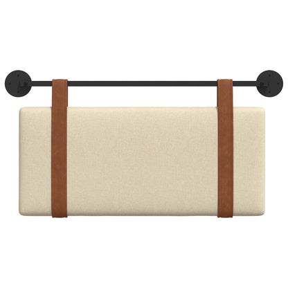 Testata appesa Tinta unita Crema 90 x 55 x 5 cm PU Antico