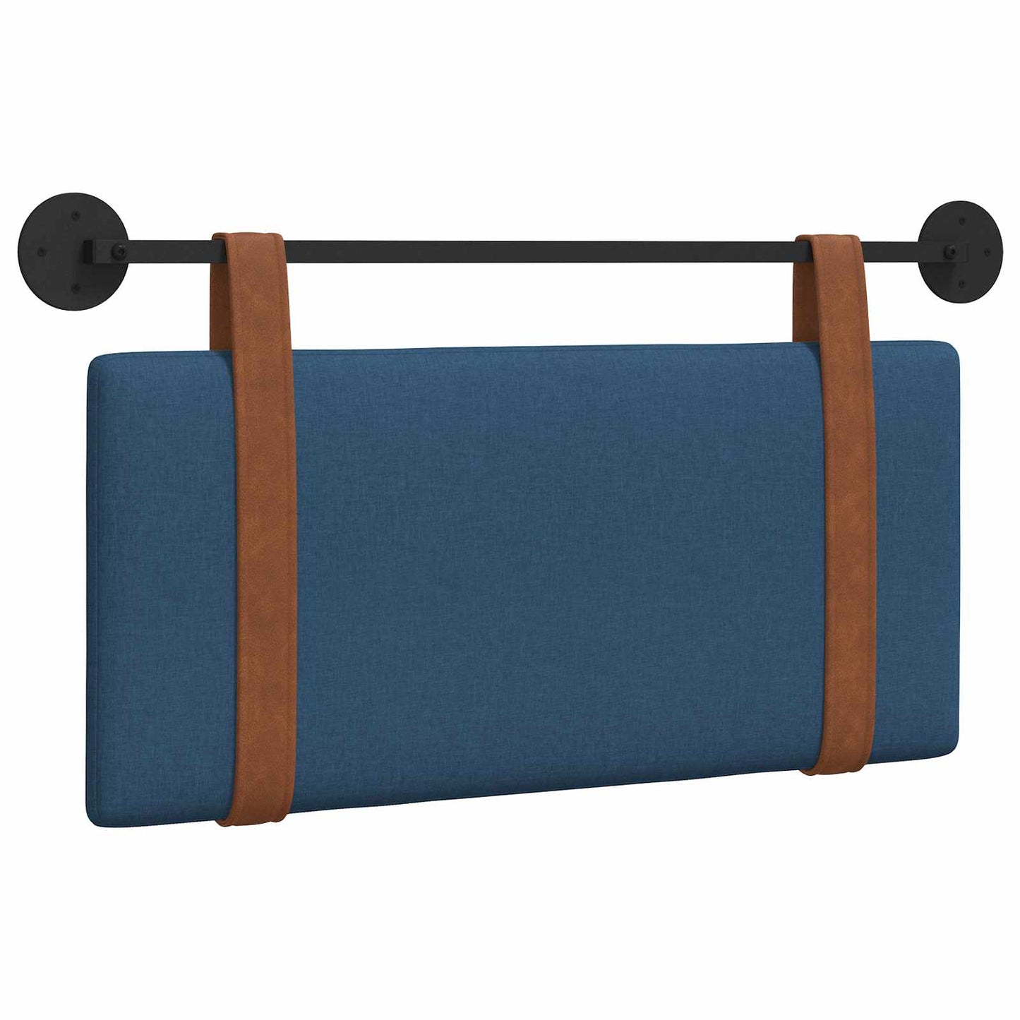 Testata appesa Montaggio a parete Blu 90 x 55 x 5 cm PU Antico