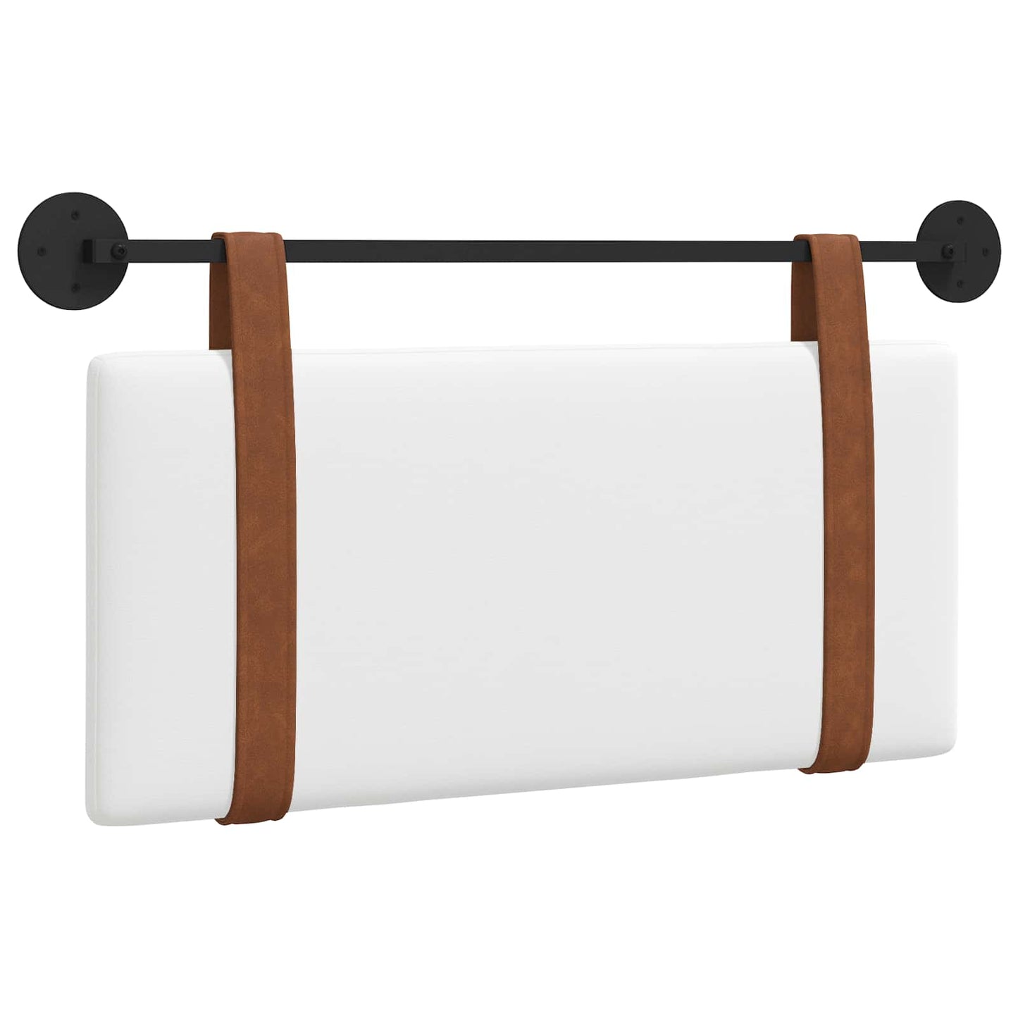 Testata appesa Tinta unita Bianco 90 x 55 x 5 cm PU Antico