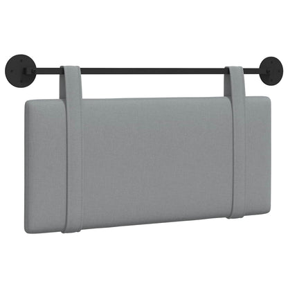 Testata appesa Grigio chiaro 100 x 55 x 5 cm Tessuto