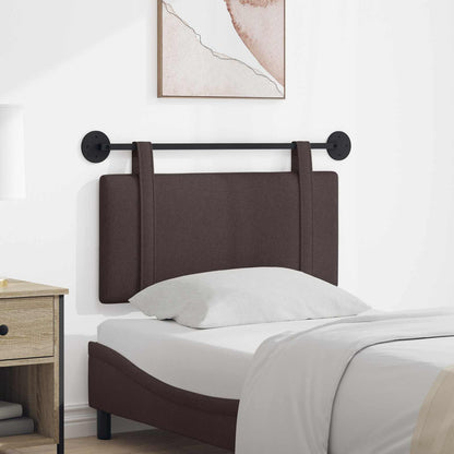 Testata appesa Marrone Scuro 100 x 55 x 5 cm Tessuto