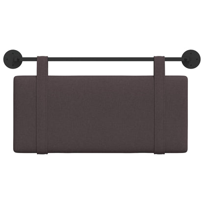 Testata appesa Marrone Scuro 100 x 55 x 5 cm Tessuto