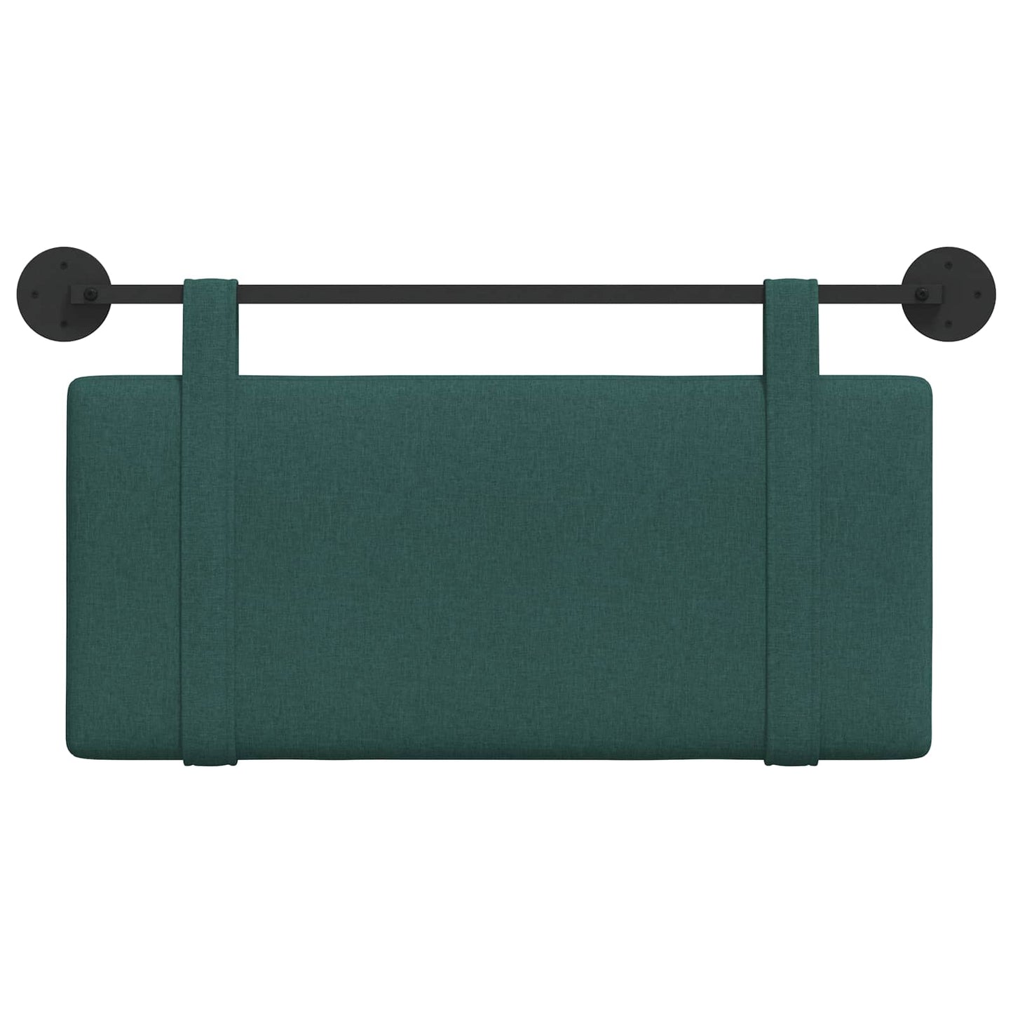 Testata appesa Tinta unita Verde Scuro 100 x 55 x 5 cm Tessuto