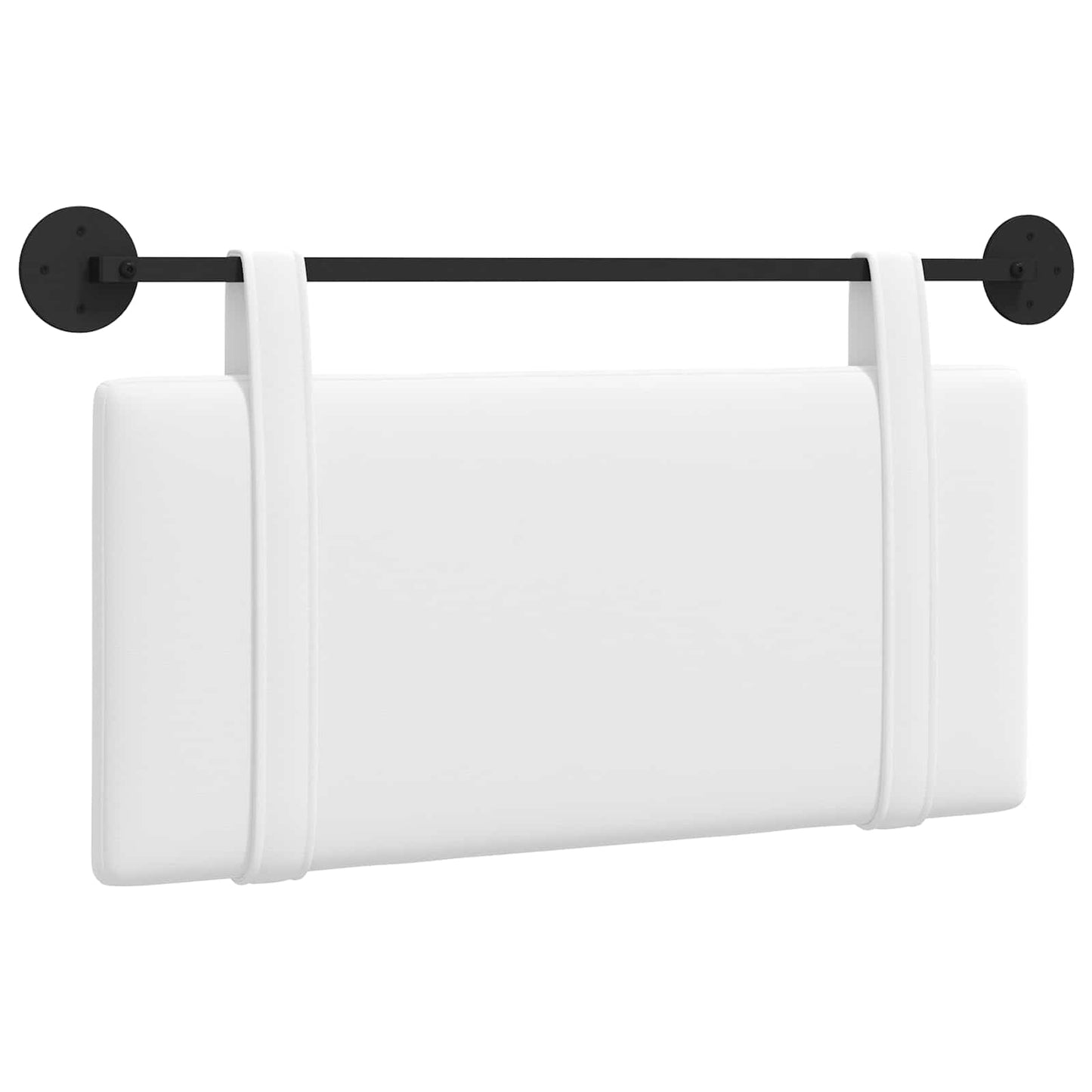 Testata appesa Tinta unita Bianco 100 x 55 x 5 cm Tessuto