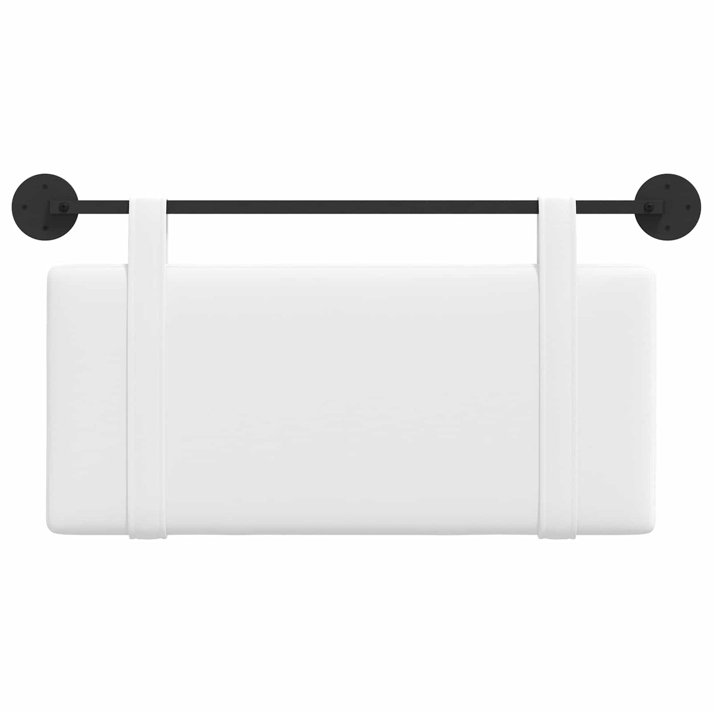 Testata appesa Tinta unita Bianco 100 x 55 x 5 cm Tessuto