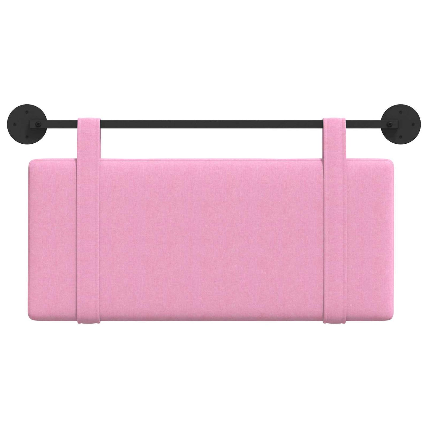 Testata appesa Montaggio a parete Rosa 100 x 55 x 5 cm Tessuto