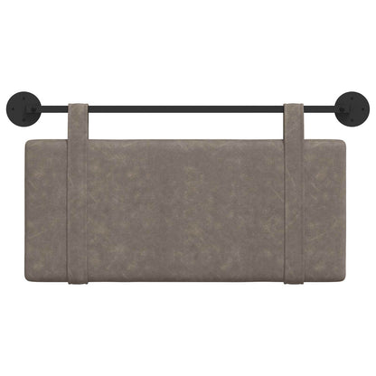 Testata appesa Tinta unita Grigio 100 x 55 x 5 cm PU Antico