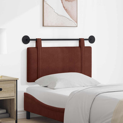 Testata appesa Marrone Lucido 100 x 55 x 5 cm PU Antico