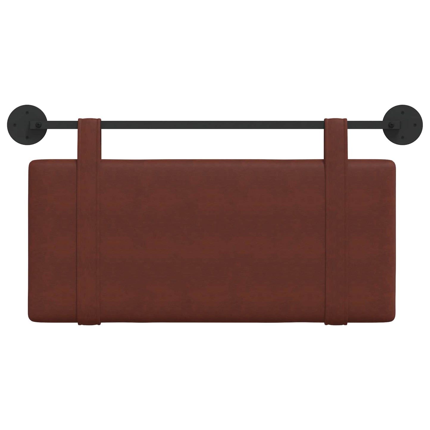 Testata appesa Marrone Lucido 100 x 55 x 5 cm PU Antico