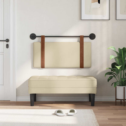 Testata appesa Tinta unita Crema 100 x 55 x 5 cm PU Antico