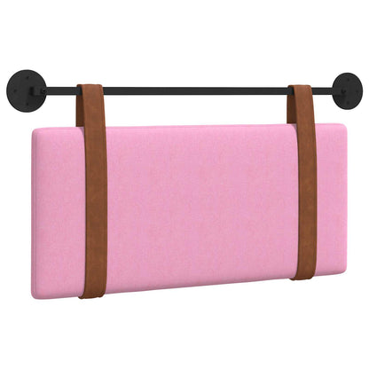 Testata appesa Tinta unita Rosa 100 x 55 x 5 cm PU Antico