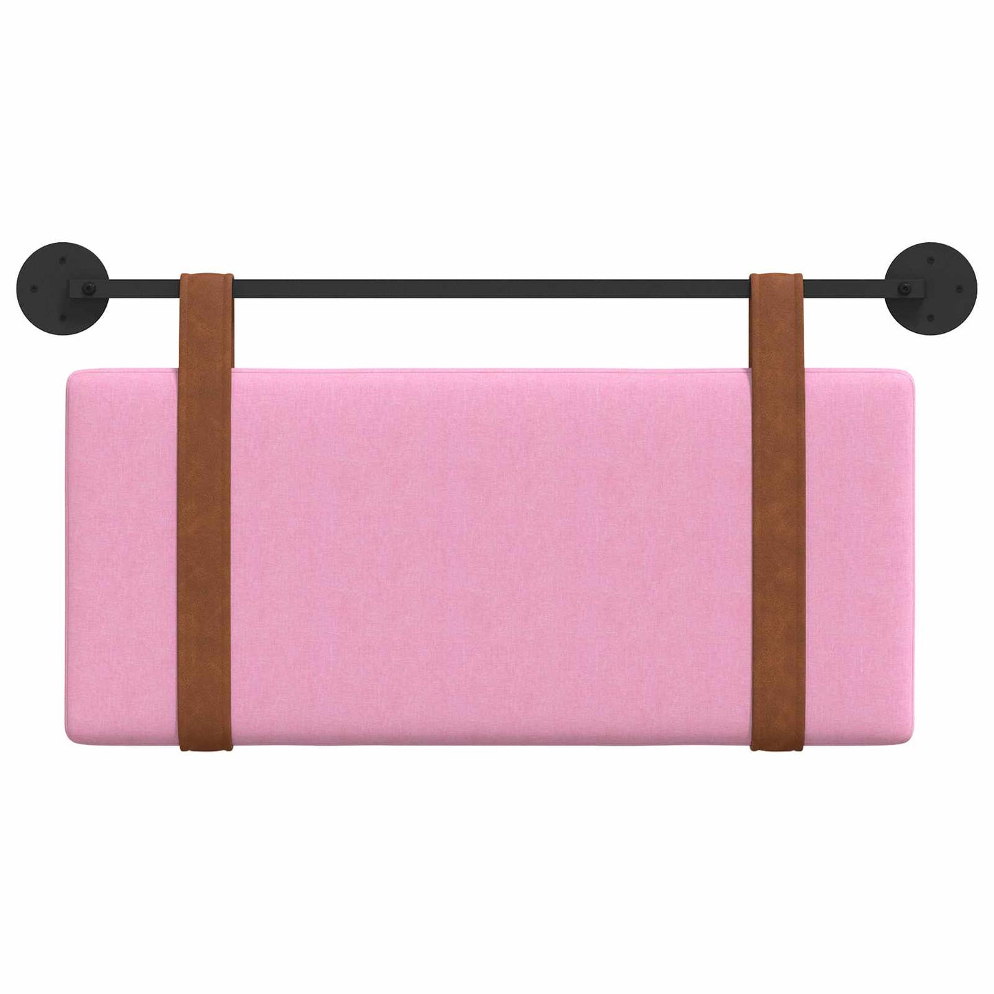 Testata appesa Tinta unita Rosa 100 x 55 x 5 cm PU Antico