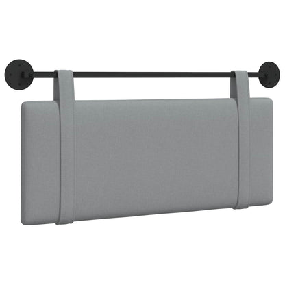 Testata appesa Grigio chiaro 110 x 55 x 5 cm Tessuto