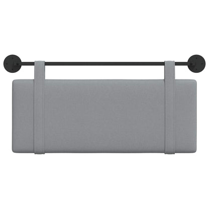 Testata appesa Grigio chiaro 110 x 55 x 5 cm Tessuto