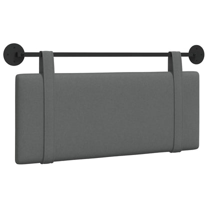 Testata appesa Tinta unita Grigio scuro 110 x 55 x 5 cm Tessuto