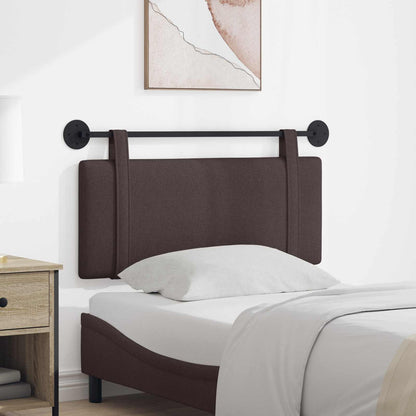 Testata appesa Marrone Scuro 110 x 55 x 5 cm Tessuto