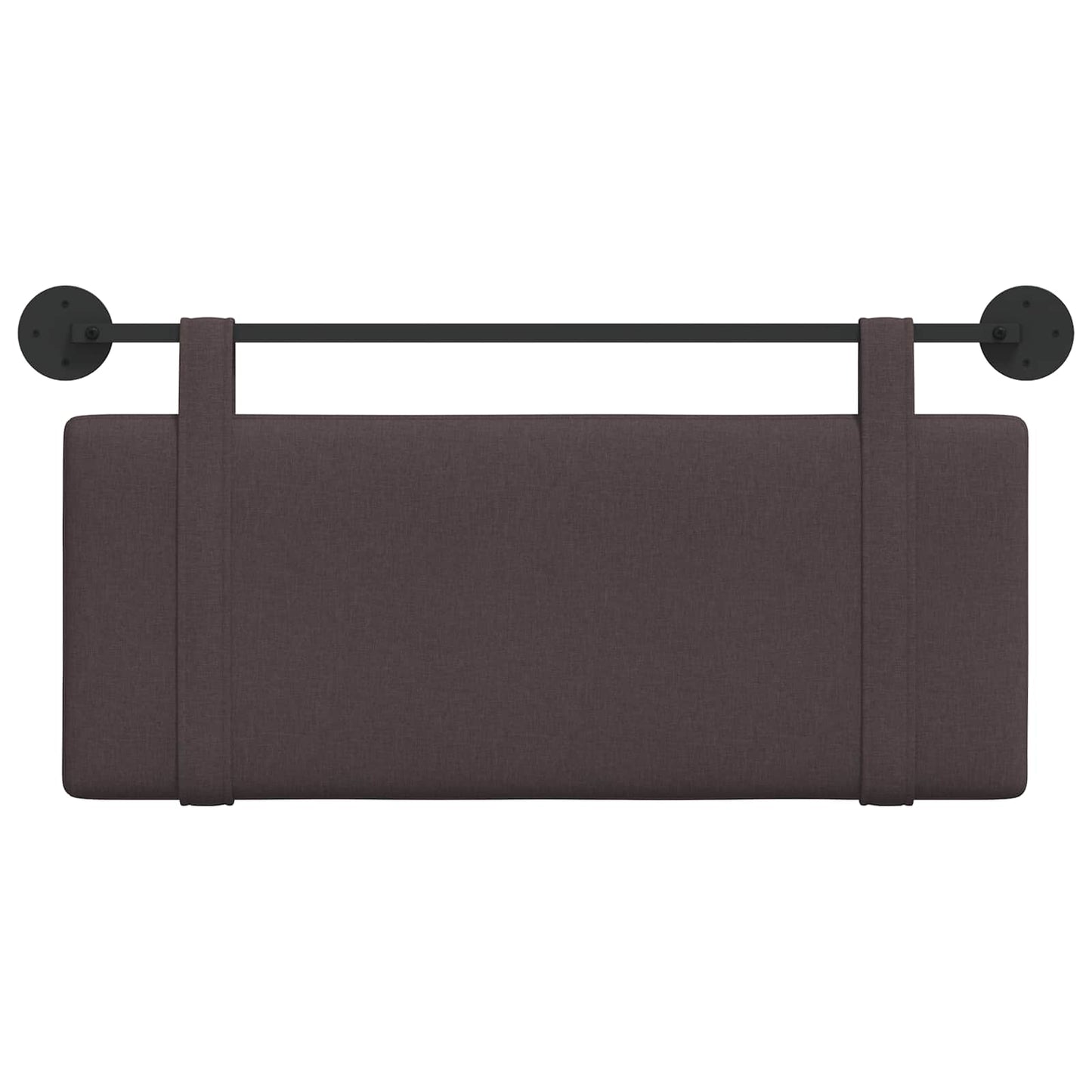 Testata appesa Marrone Scuro 110 x 55 x 5 cm Tessuto