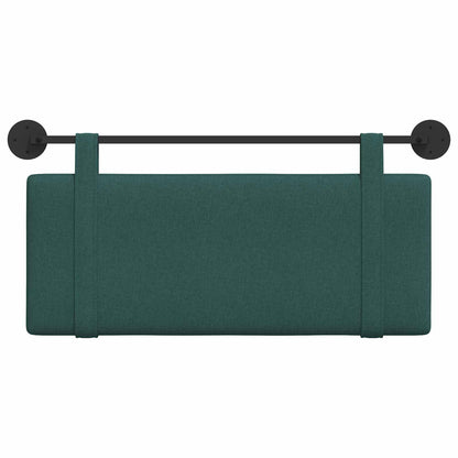 Testata appesa Tinta unita Verde Scuro 110 x 55 x 5 cm Tessuto