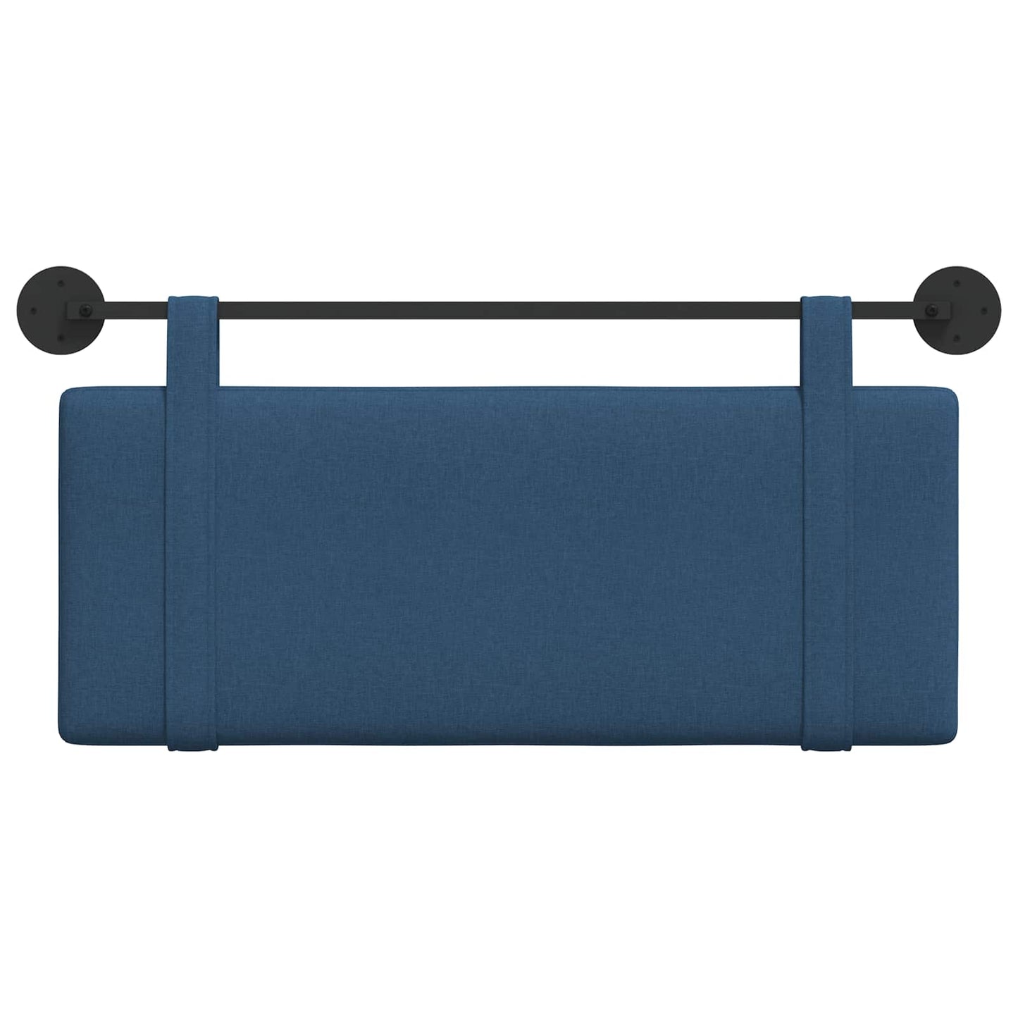 Testata appesa Montaggio a parete Blu 110 x 55 x 5 cm Tessuto